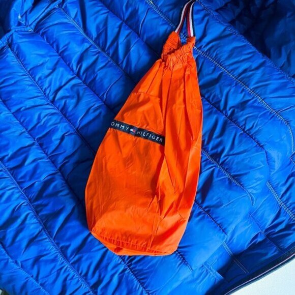 Tommy Hilfiger Packable Nylon Lightweight Colourful Puffer Jacket XXL - Picture 4 of 10